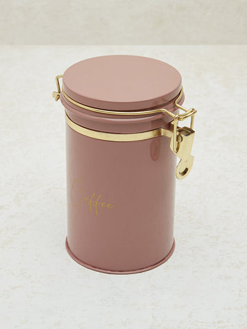 Westside Home Pink Text Design Coffee Jar