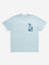 Y&F Kids Light Blue Printed Cotton T-Shirt