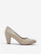 LUNA BLU Beige Solid Pump Shoes