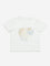 HOP Kids Off-White Rhino Embossed Cotton T-Shirt