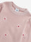 HOP Kids Pink Floral Embroidered Cotton Sweater