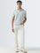 WES Casuals Sage Striped Relaxed-Fit Polo T-Shirt