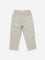 HOP Kids Beige Mid-Rise Cotton Blend Trousers