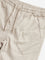 Y&F Kids Beige Mid-Rise Cotton Blend Joggers