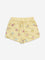 HOP Kids Yellow Ice-Cream Design Mid-Rise Shorts