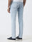 WES Casuals Light Blue Slim - Fit Mid - Rise Jeans