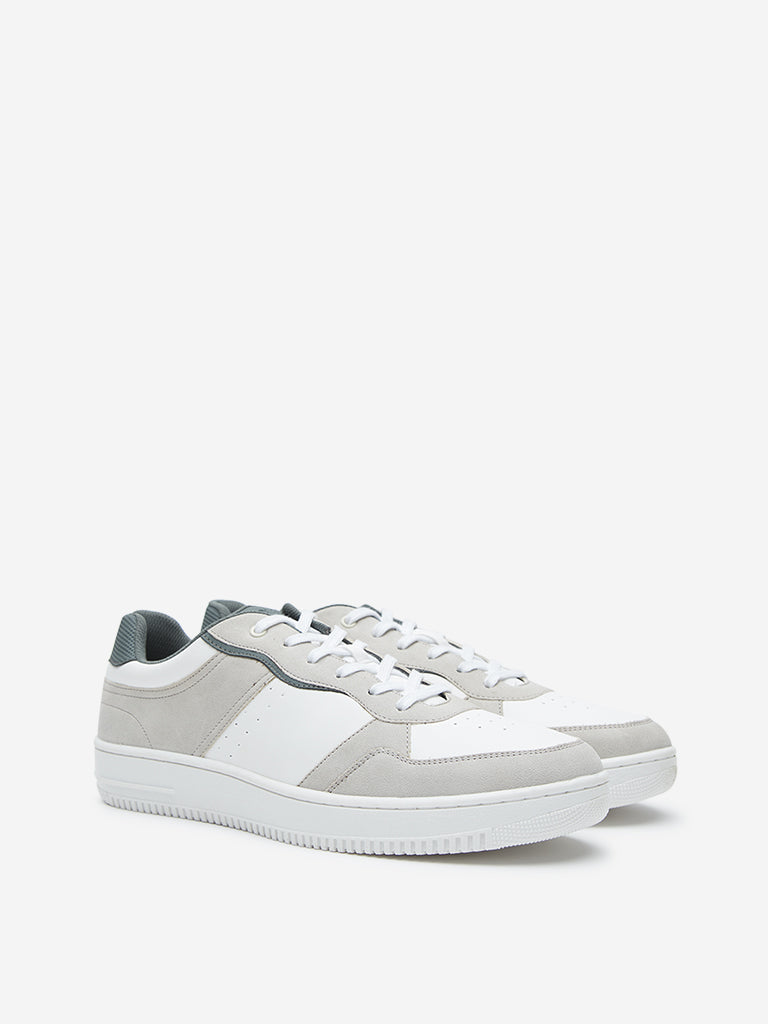 SOLEPLAY Beige Colour-Blocked Sneakers