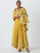 Vark Mustard Embellished Kurta, Skirt and Dupatta Set