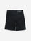 HOP Kids Black Mid-Rise Denim Shorts