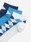 Y&F Kids Blue Argyle Printed Socks - Pack of 3