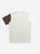 Y&F Kids Beige Colour-Blocked Design Cotton T-Shirt