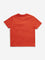 HOP Kids Orange Animal Design Cotton T-Shirt