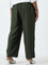 Gia Olive High-Rise Pants