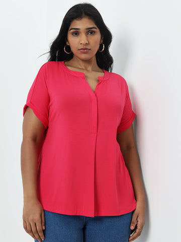 Gia Magenta Solid Top