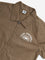 Y&F Kids Brown Text Printed Denim Cotton Shirt