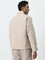 WES Casuals Light Beige Relaxed-Fit Jacket