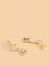 Elegant Drop Earrings with Lab Diamond Accents