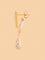 Elegant Drop Earrings with Lab Diamond Accents
