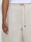 ETA Beige Relaxed-Fit Mid-Rise Cotton-Blend Shorts