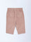 HOP Baby Dusty Pink High-Rise Corduroy Trousers