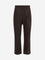 Ascot Brown Relaxed-Fit Mid-Rise Cotton-Blend Chinos