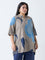 Diza Taupe Bandhani Printed Tunic