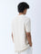 ETA Off-White Knitted Relaxed-Fit Polo T-Shirt