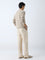 ETA Beige Relaxed-Fit Mid-Rise Cotton-Blend Chinos