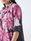 Diza Multicolour Foliage Detailed Tunic