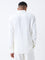ETA White Crinkle-Textured Relaxed-Fit Cotton Shirt