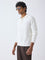 Ascot Off-White Relaxed-Fit Cotton Polo Sweater