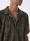 ETA Olive Paisley Relaxed-Fit Cotton-Blend Shirt