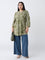 Diza Sage Leaf Printed Tunic