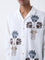 ETA White Floral Embroidered Relaxed-Fit Cotton Shirt