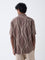 Ascot Brown Abstract Patterns Relaxed-Fit Shirt