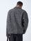 ETA Black Relaxed-Fit Cotton Tweed Jacket