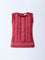 Bombay Paisley Red Embroidered Cotton Top