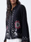 Bombay Paisley Black Floral Design Shirt