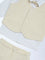 HOP Baby Beige Solid Cotton Shirt, Waistcoat, Pants and Bow Set