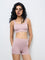 Superstar Mauve Cable-Knit Seamfree Padded Bra