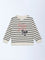 HOP Kids Off-White Striped Cotton-Blend Sweatshirt