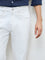 Ascot White Relaxed-Fit Mid-Rise Jeans