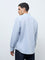 Ascot Light Blue Solid Relaxed-Fit Shirt