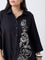Gia Black Embroidered Shirt