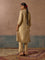 Embroidered Gold Kurta Set