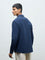 ETA Navy Relaxed-Fit Cotton Shirt
