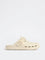 SOLEPLAY Ivory Perforated Clogs