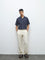 ETA Off-White Textured Relaxed-Fit Mid-Rise Cotton Chinos