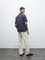 ETA Off-White Textured Relaxed-Fit Mid-Rise Cotton Chinos