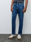WES Casuals Dark Blue Relaxed Fit Mid-Rise Jeans